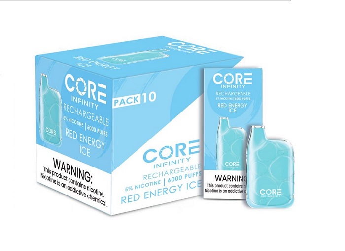 Core infinity red energy ice disposible 10ct