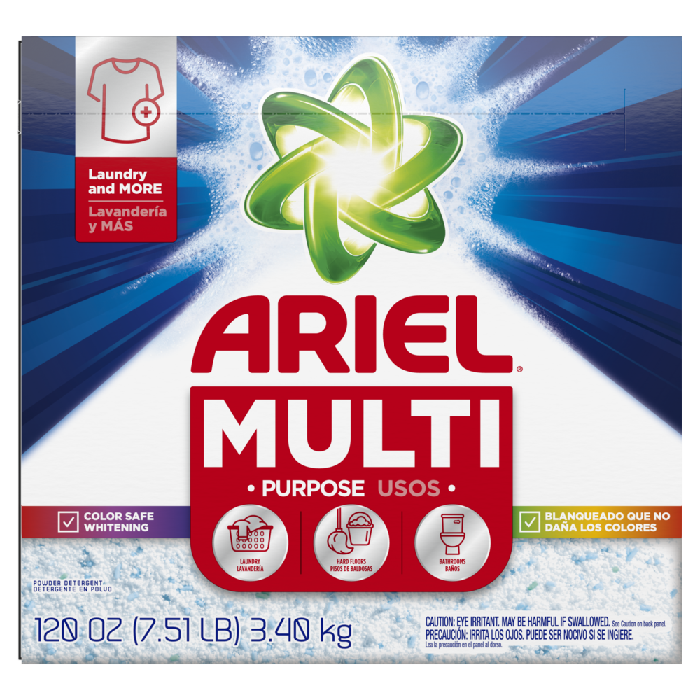 Ariel multi purpose powder 120oz