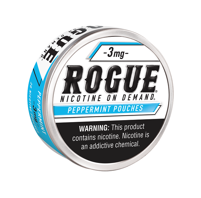 Rogue peppermint nicotine pouch 3mg 5ct