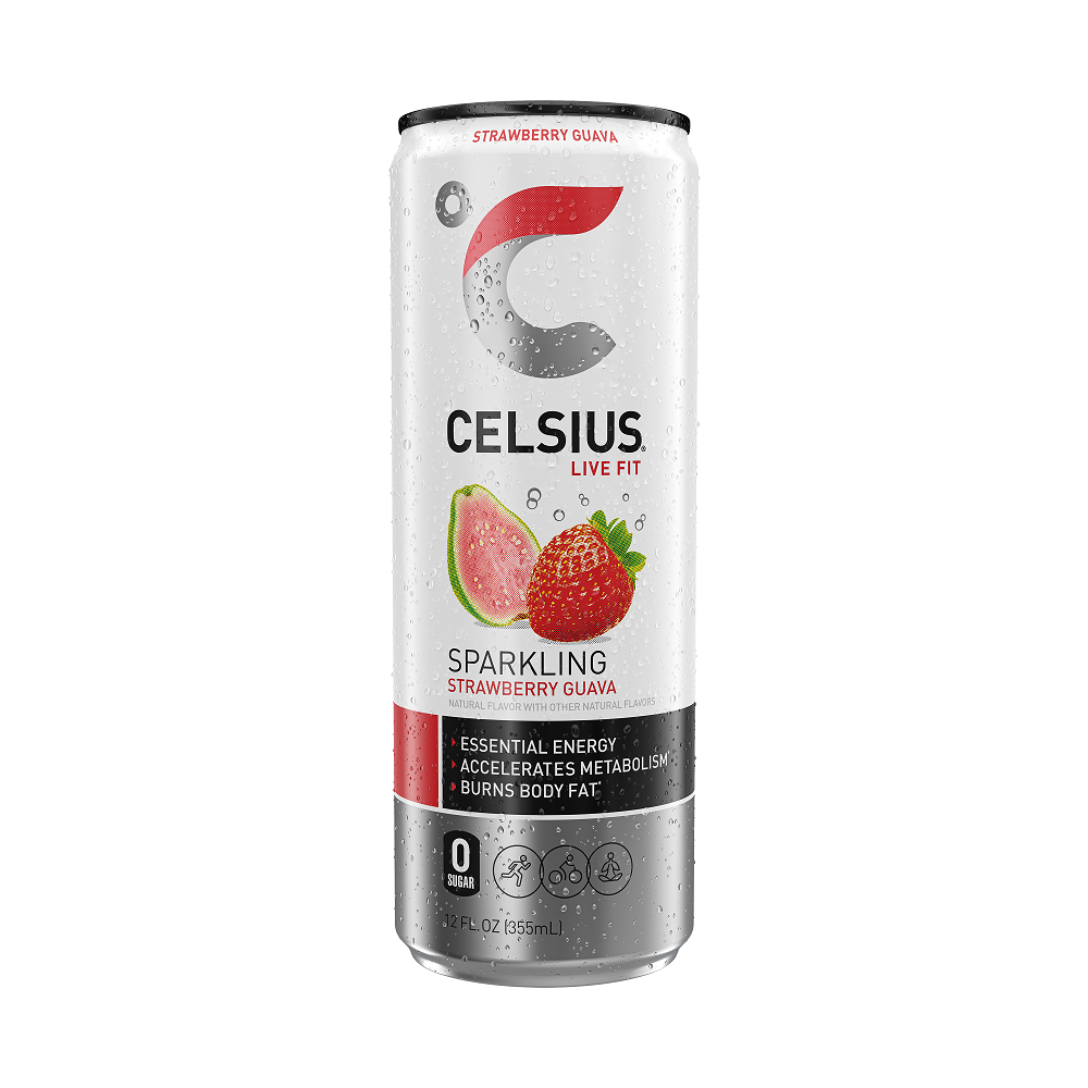Celsius strawberry guava 12ct 12oz