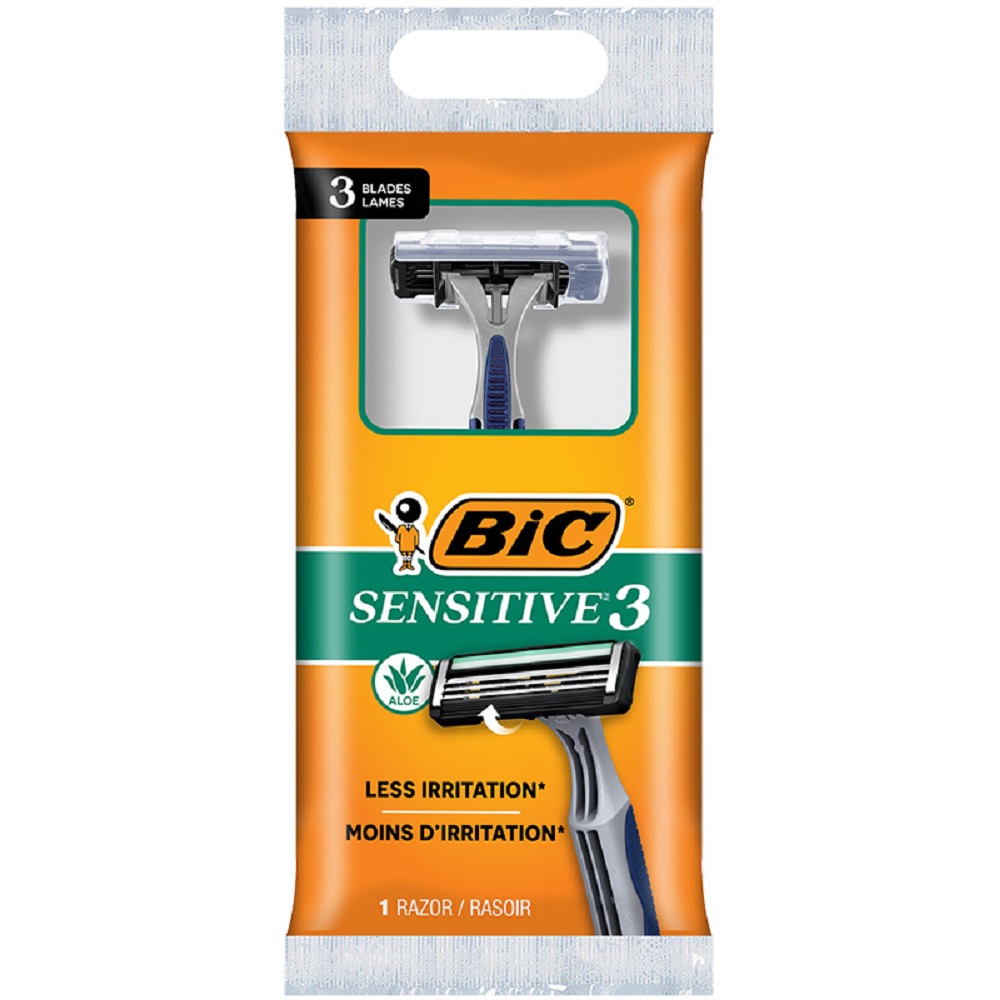 Bic sensitive 3 shaver 1pk