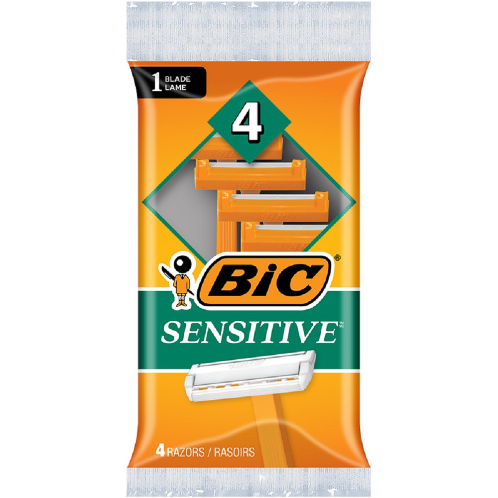 Bic sensitive shaver 4pk