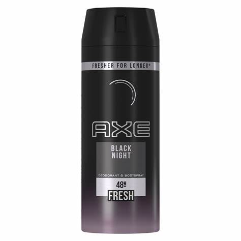 Axe body spray black night  150ml