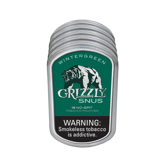 Grizzly snus wintergreen 5ct