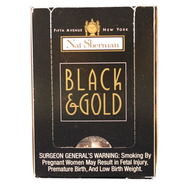 How To Order Cigarettes Nat Sherman Black & Gold