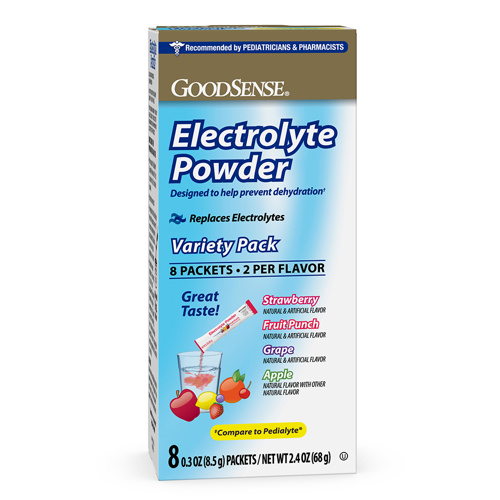 Goodsense assorted electrolyte powder 8ct