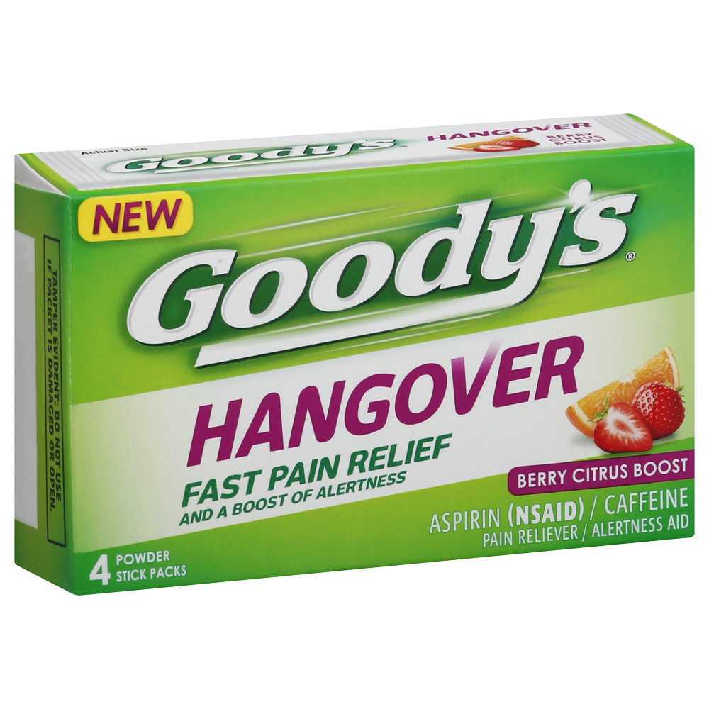 Goody`s berry citrus hangover powder 4ct