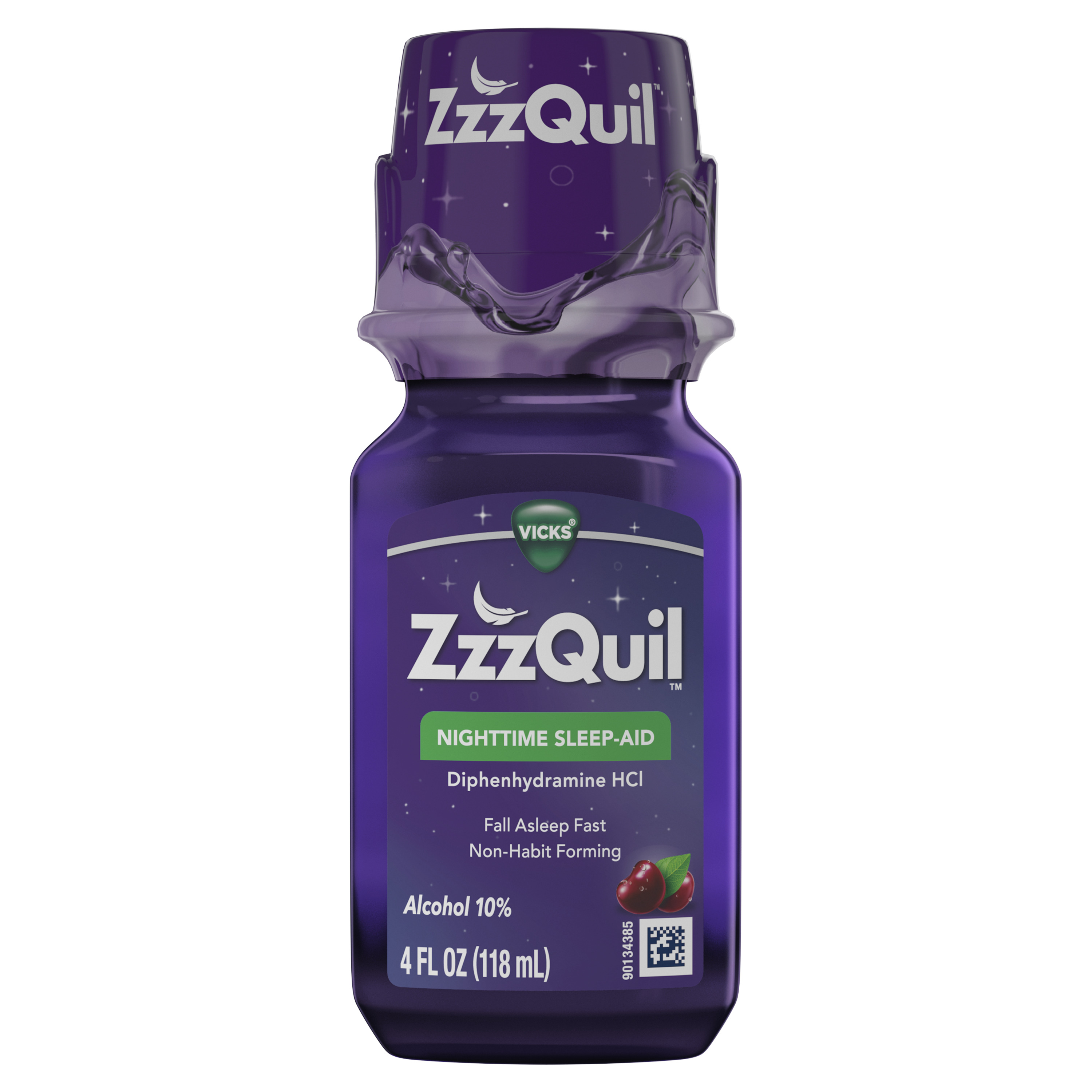 Zzzquil berry nightime sleep aid syrup 4oz
