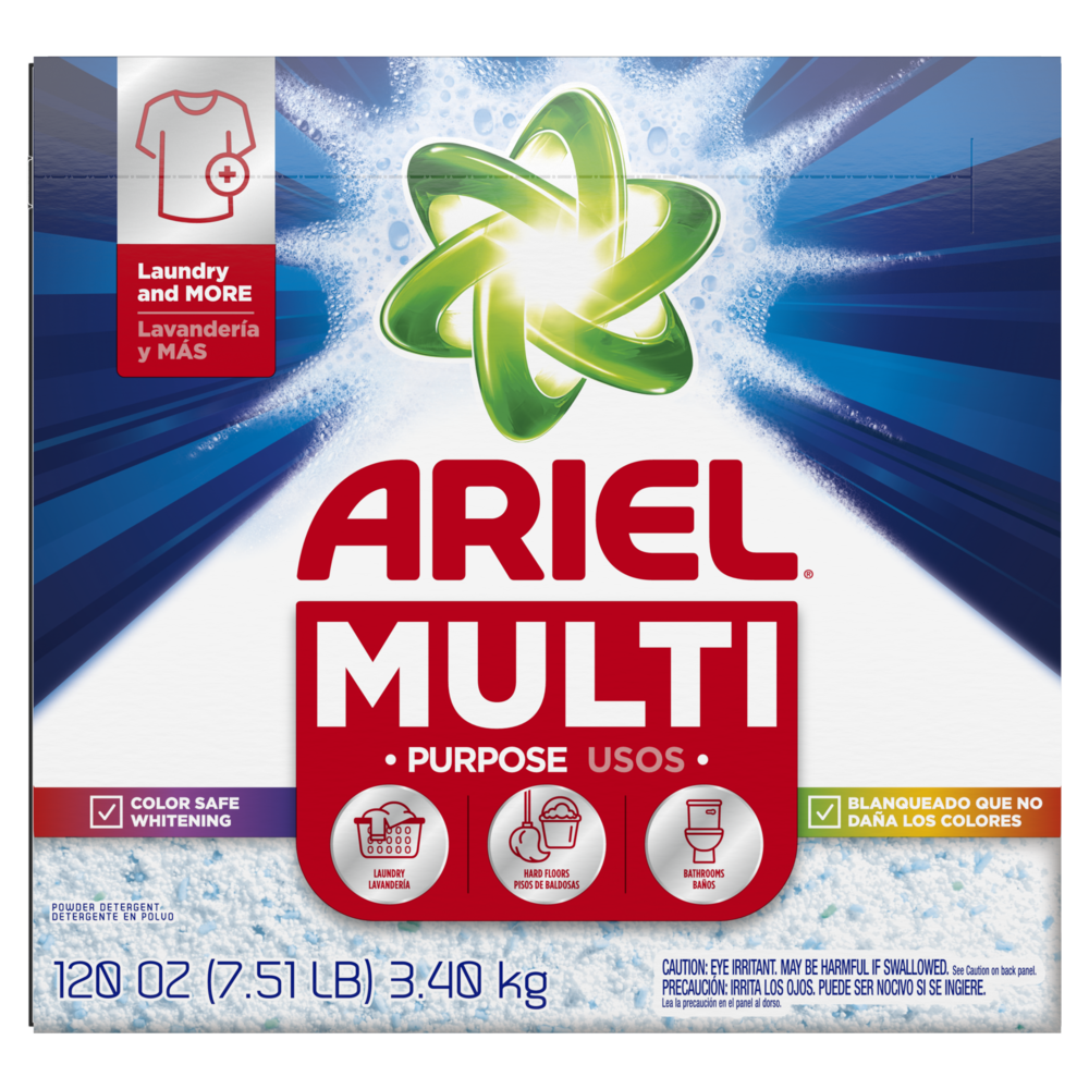 Ariel multi purpose powder 120oz