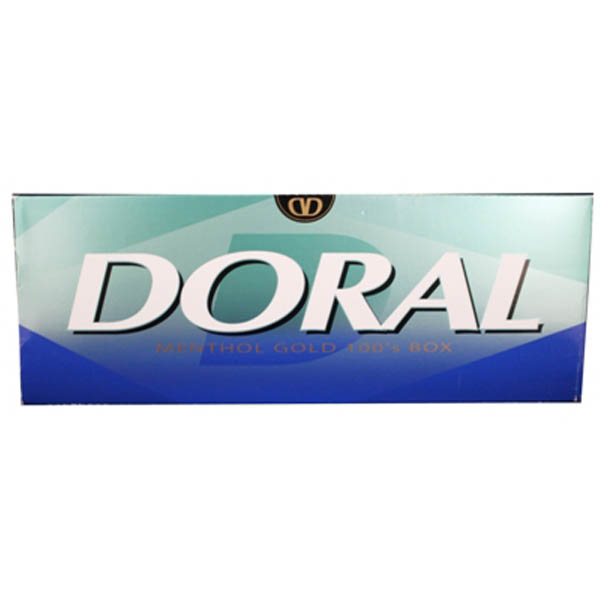 Doral gold menthol 100 box