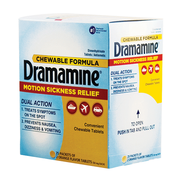 Dramamine blister 25/2ct