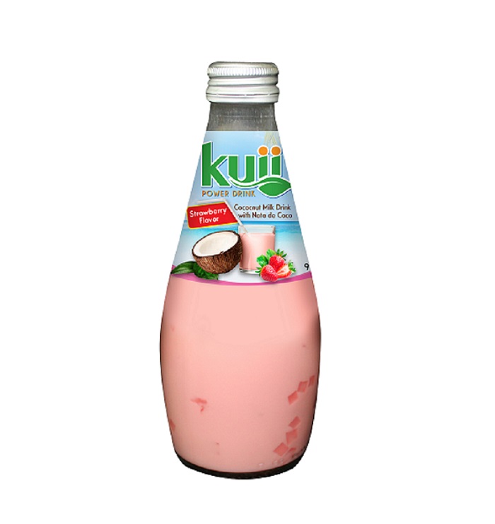 Kuii strbry coconut milk 12ct 9.8oz