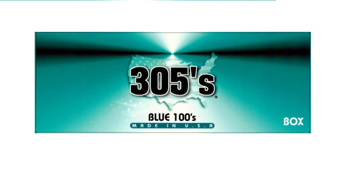 305 blue 100 box