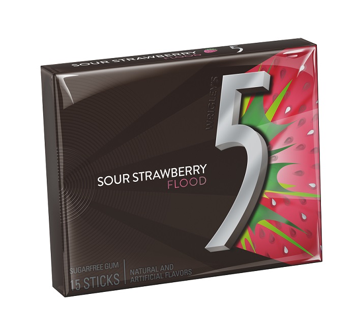 5 gum strawberry flood 10ct