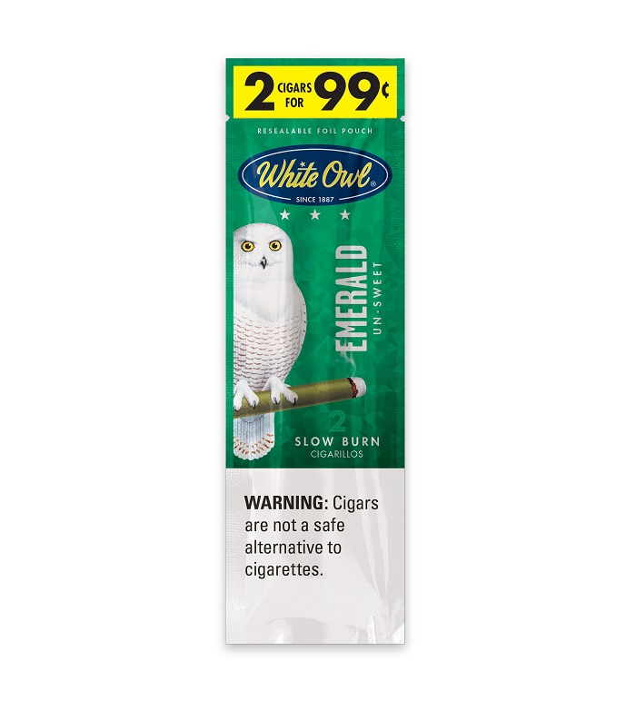 White owl 2/.99 f.p. emerald 30/2pk