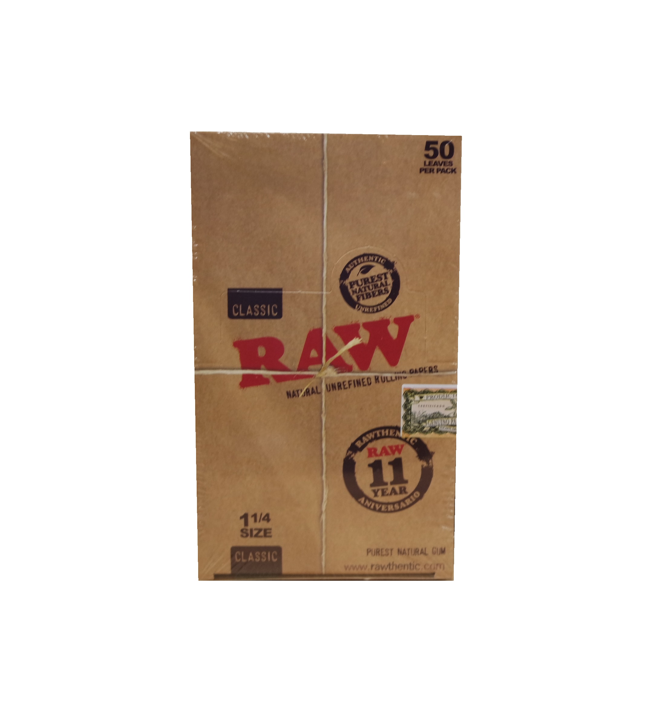 Raw natural rollng pprs 1.25 24ct