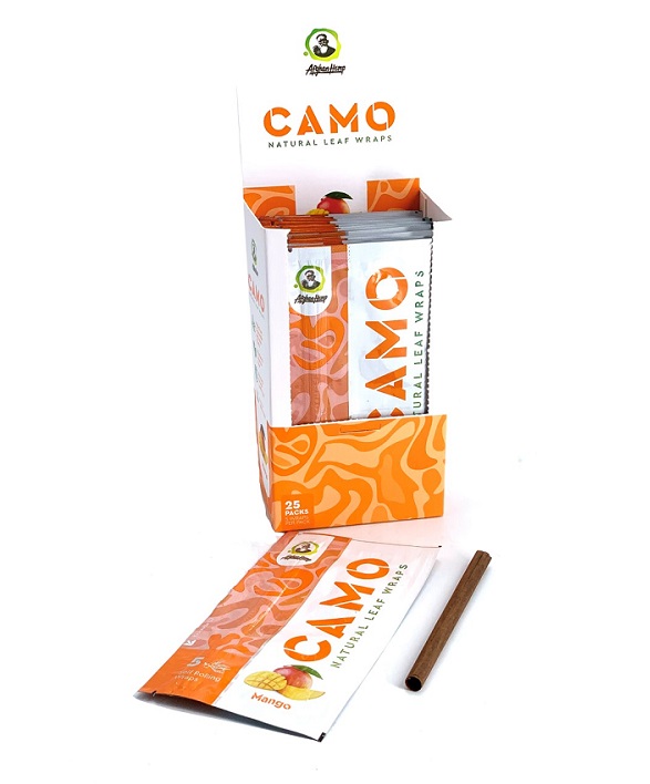 Camo mango hemp wraps 25/5pk