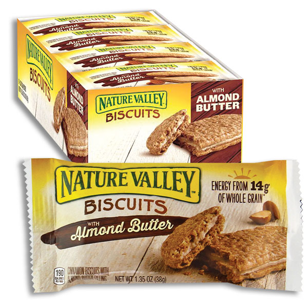Nature valley almond butter biscuit 16ct