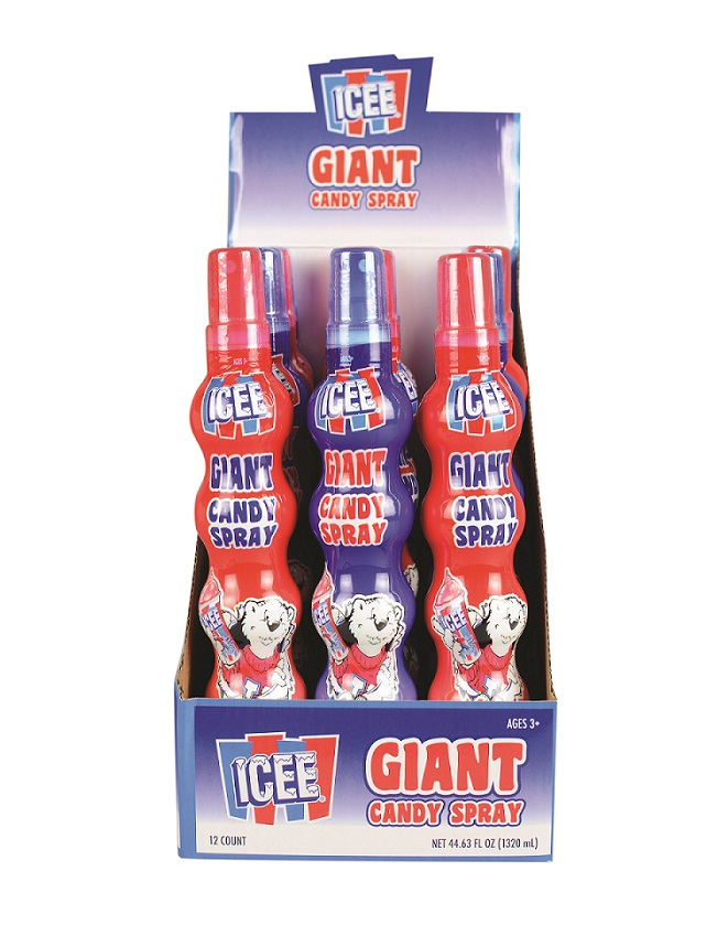 Icee giant candy spray 12ct 3.72oz
