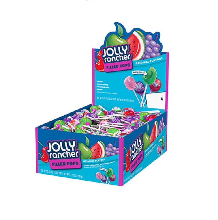 Jolly rancher frt chew lollipops 100ct