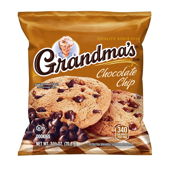 Grandma`s big chocolate chip cookie 2.5oz