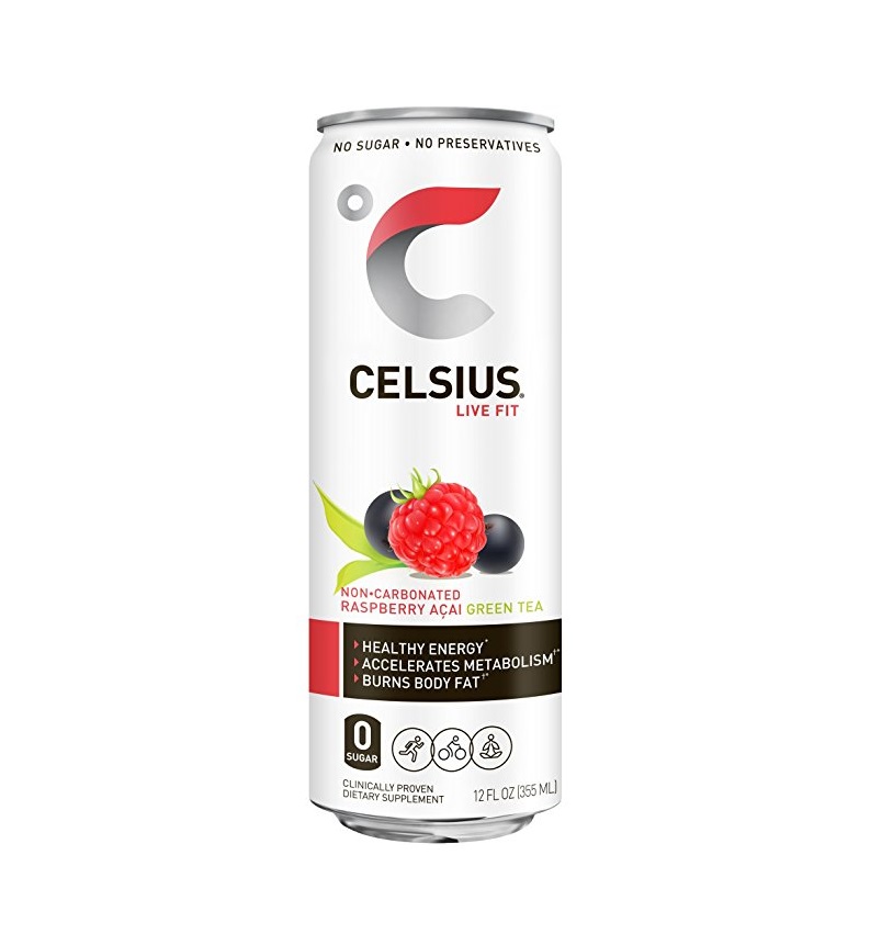 Celsius green tea raspberry 12ct 12oz