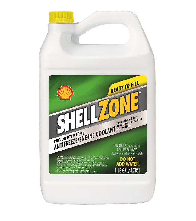 Shell zone coolant antifreeze 50/50 6ct 1g