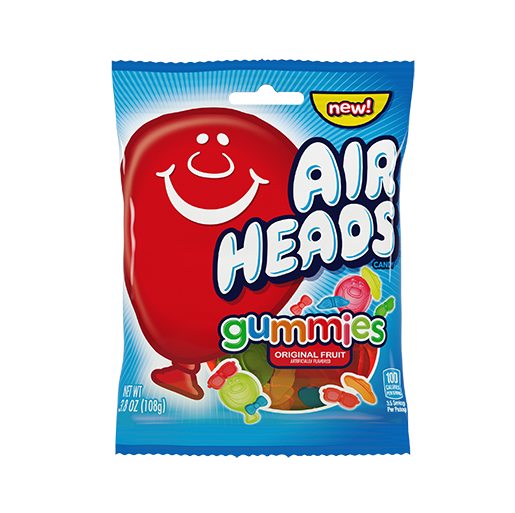 Air heads original fruit gummies h/b 3.8oz