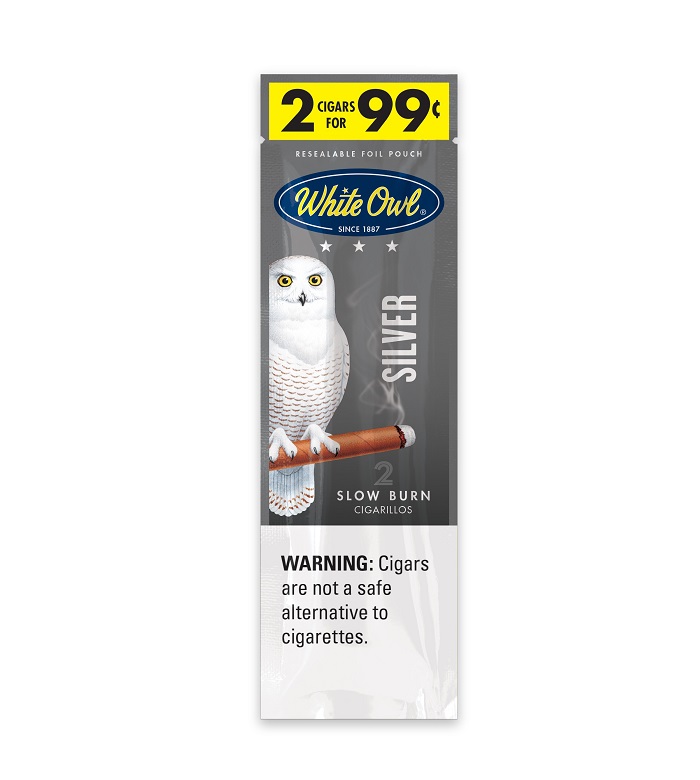 White owl 2/.99 f.p. slvr 30/2pk