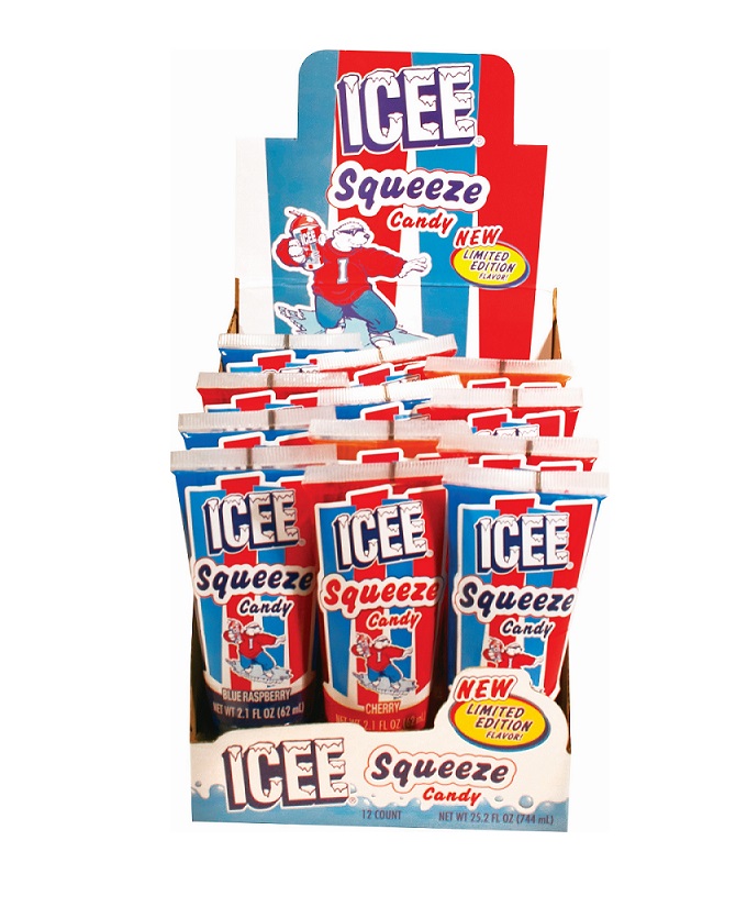 Icee squeeze candy 12ct 2.1oz
