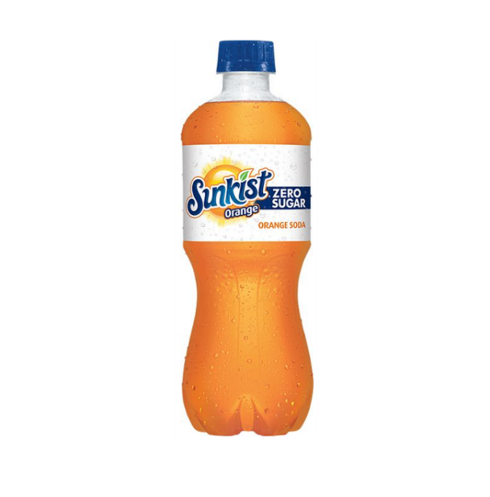 Sunkist orange zero sugar 24ct 20oz