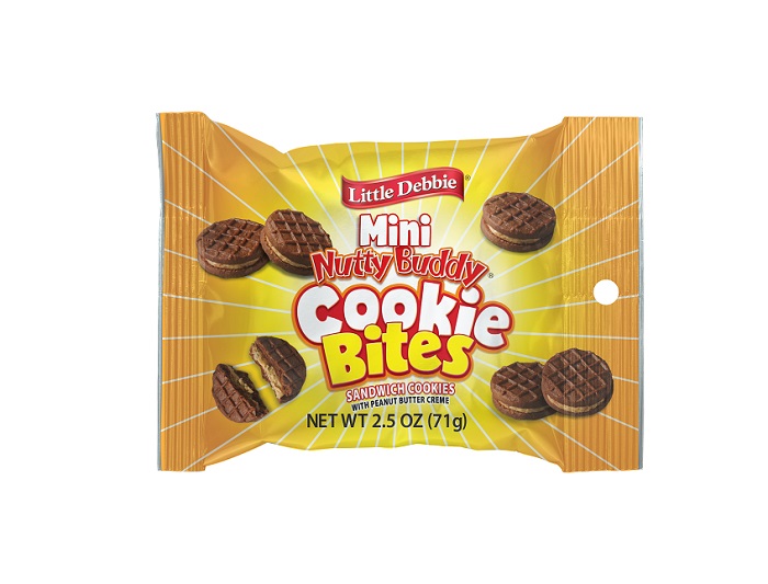 Little debbie nutty mini cookie bites 12ct 2.5oz