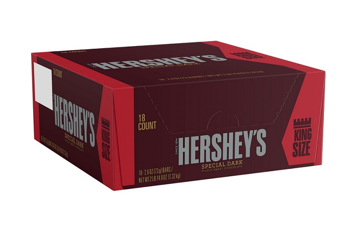 Hershey`s dark chocolate k/s 18ct