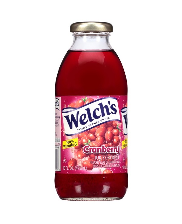 Welch`s cranberry cocktail 12ct 16oz