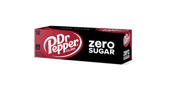 Dr pepper zero sugar 12ct 12oz