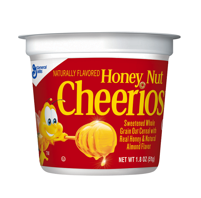 Honey nut cheerios cereal cup 6ct