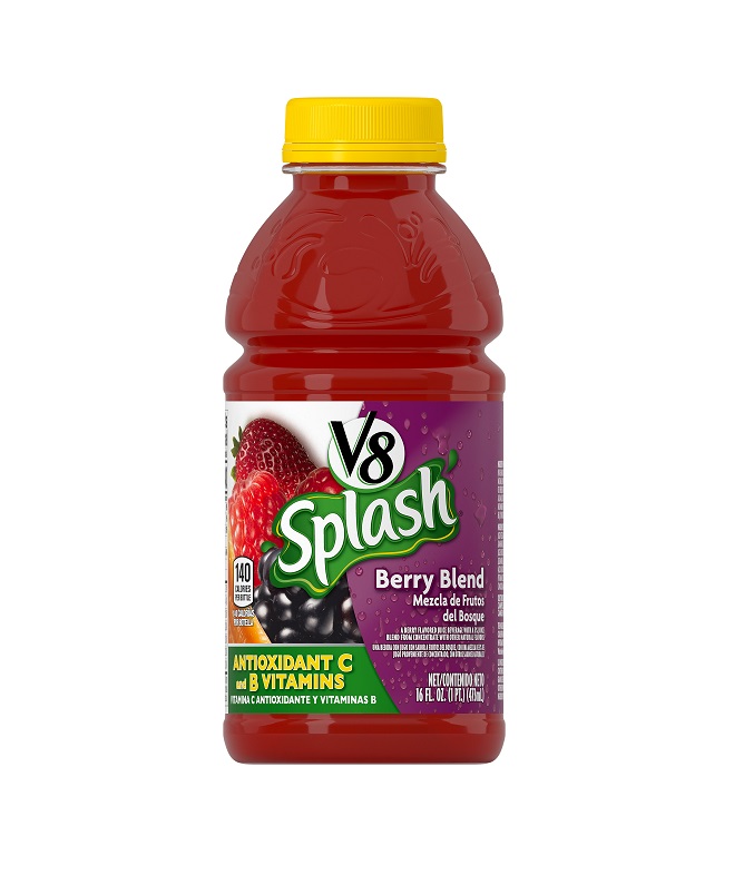 V8 splash berry blend 12ct 16oz
