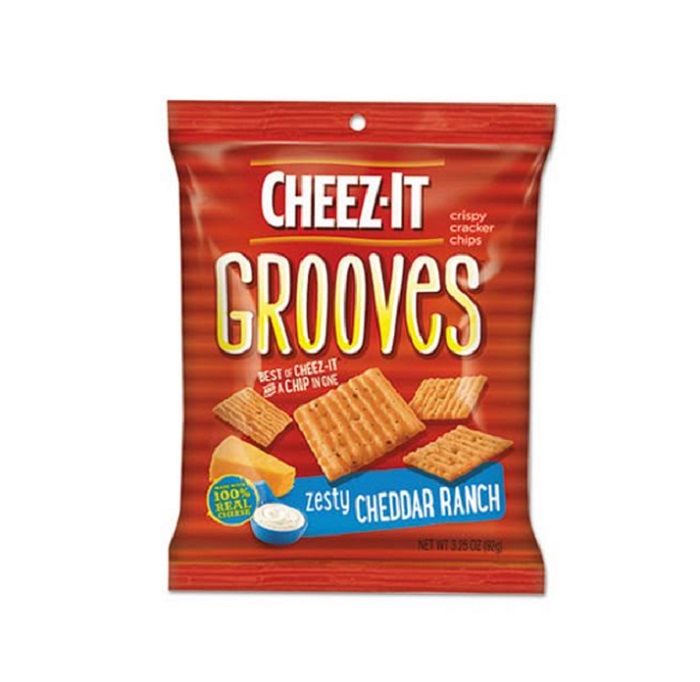 Cheez it zesty cheddar ranch grooves 6ct 3.25oz