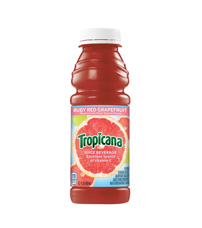 Tropicana ruby red grapefruit 12ct 15.2oz