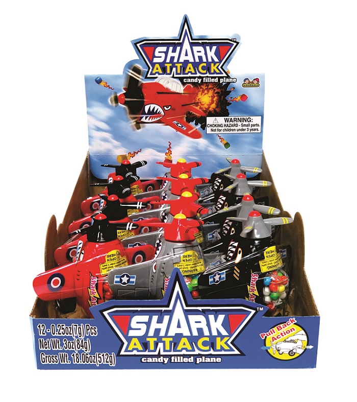 Shark attack candy plane 12ct
