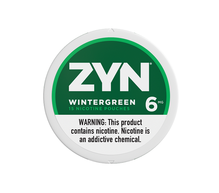 Zyn wintergreen nicotine pouch 6mg 5ct