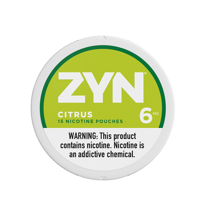 Zyn citrus nicotine pouch 6mg 5ct