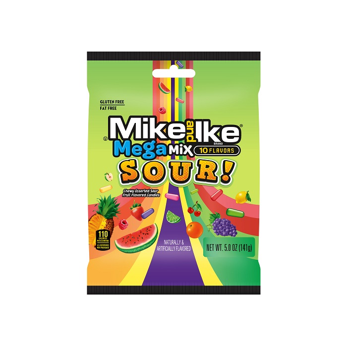 Mike & ike sour mega mix h/b 5oz