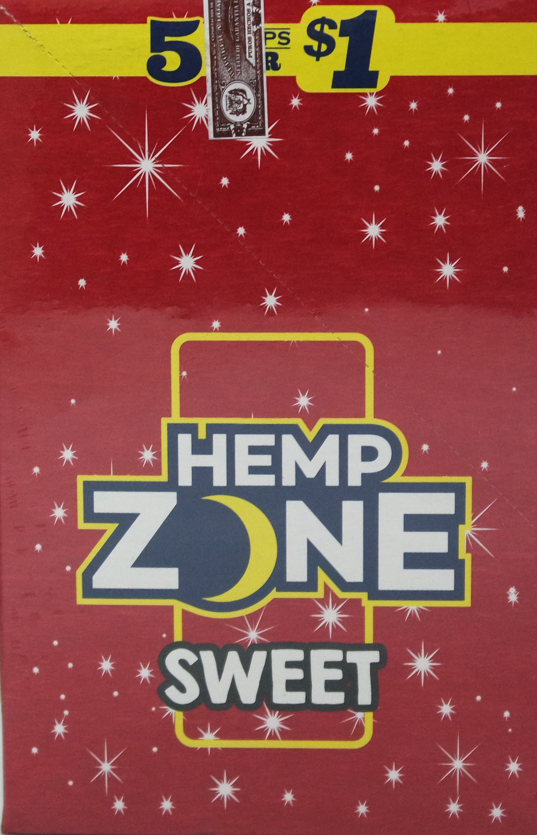 Hemp zone sweet wraps 5/$1 15/5pk