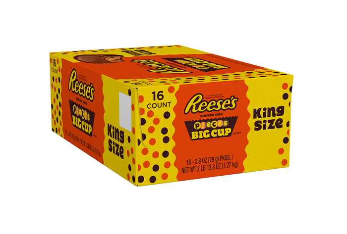 Reeses with pieces big cup k/s 16ct