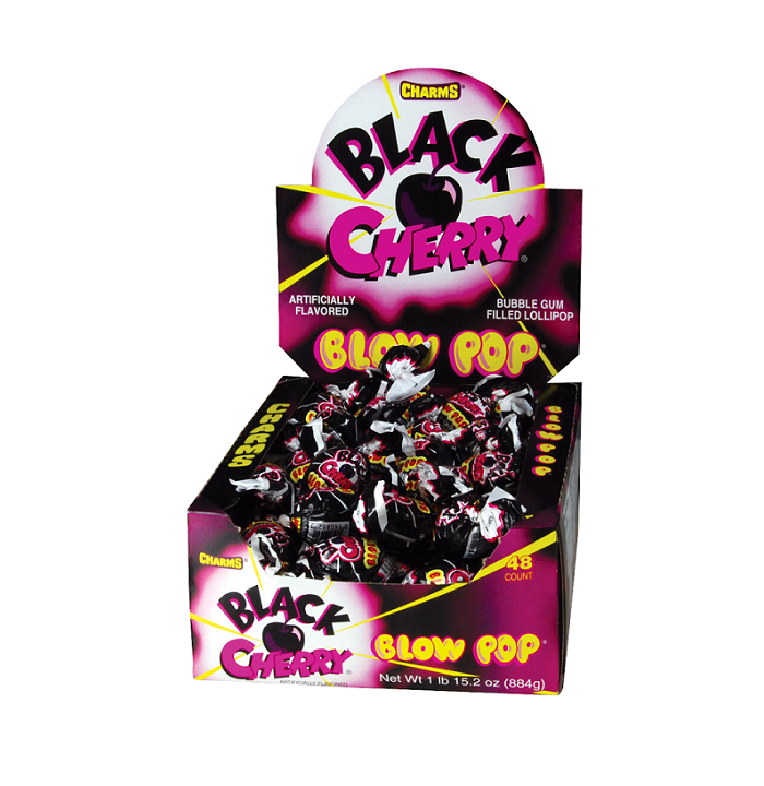 Blow pop black cherry 48ct