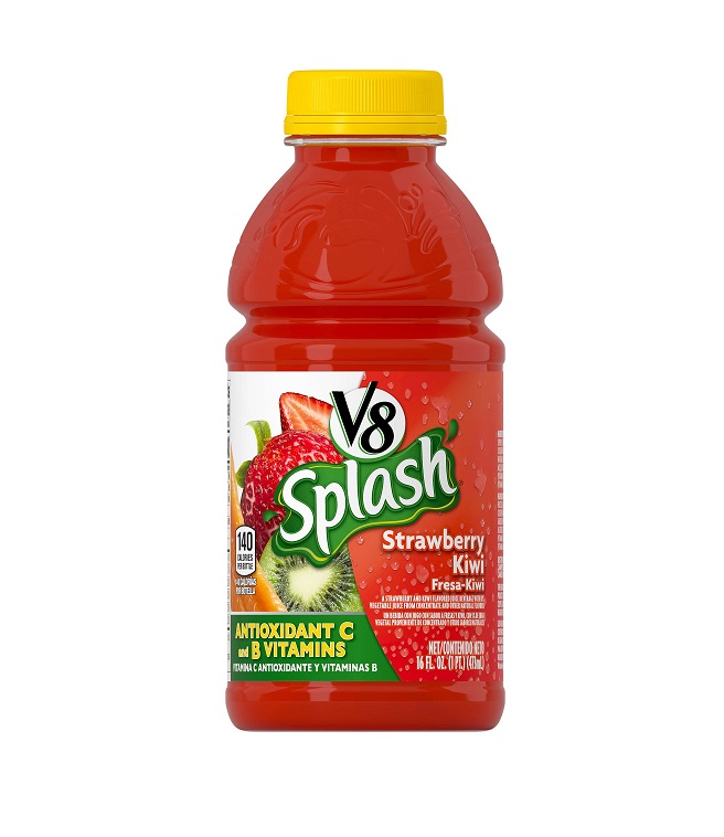 V8 splash strawberry kiwi 12ct 16oz