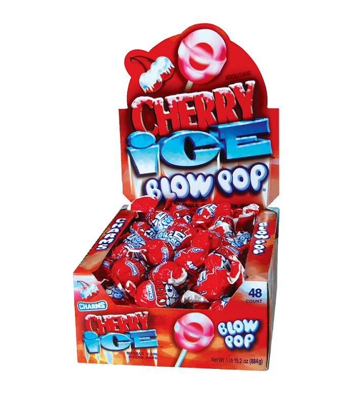 Blow pop cherry ice 48ct