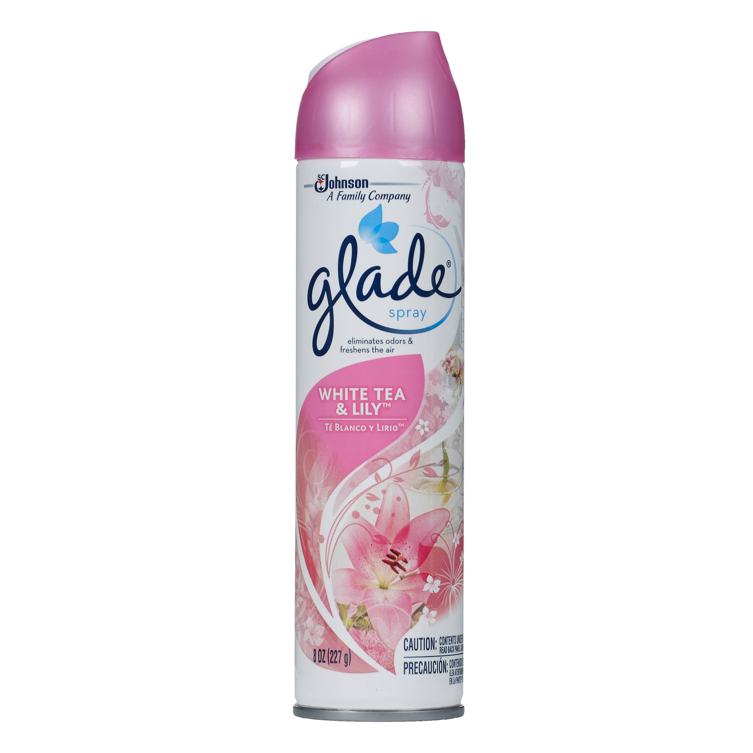 Glade white tea & lily spray 8oz