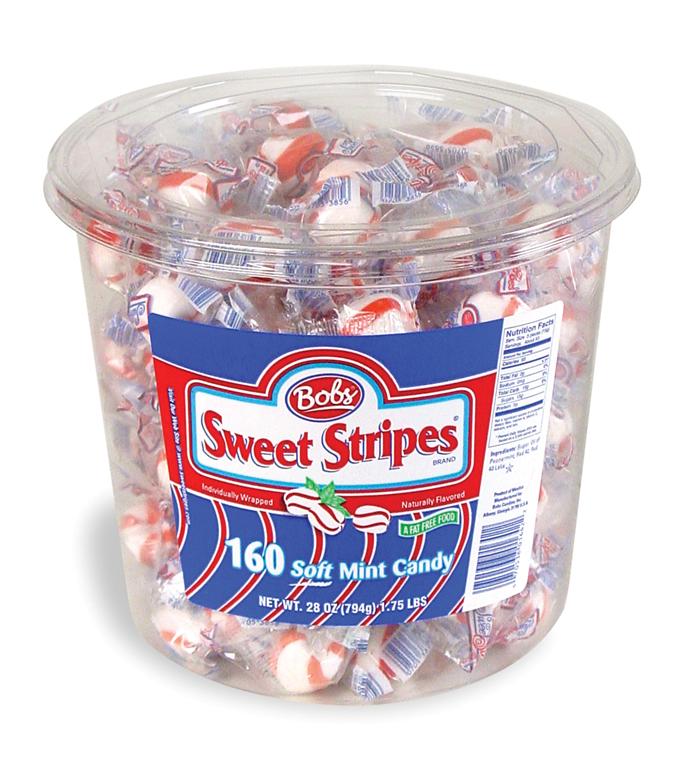 Bobs sweet strip jar 160ct